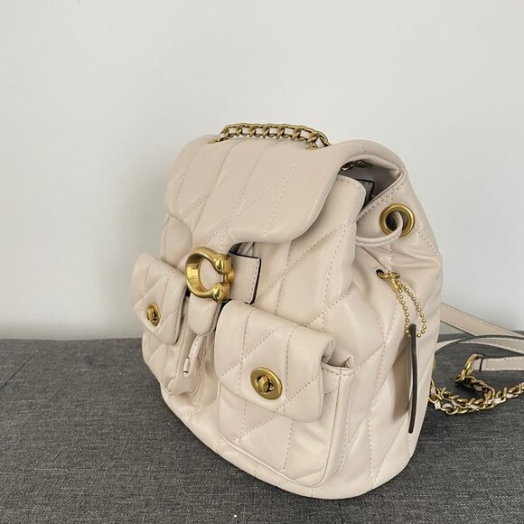 Coach Tabby Quilted Backpack - Like New - Picture 5 of 11